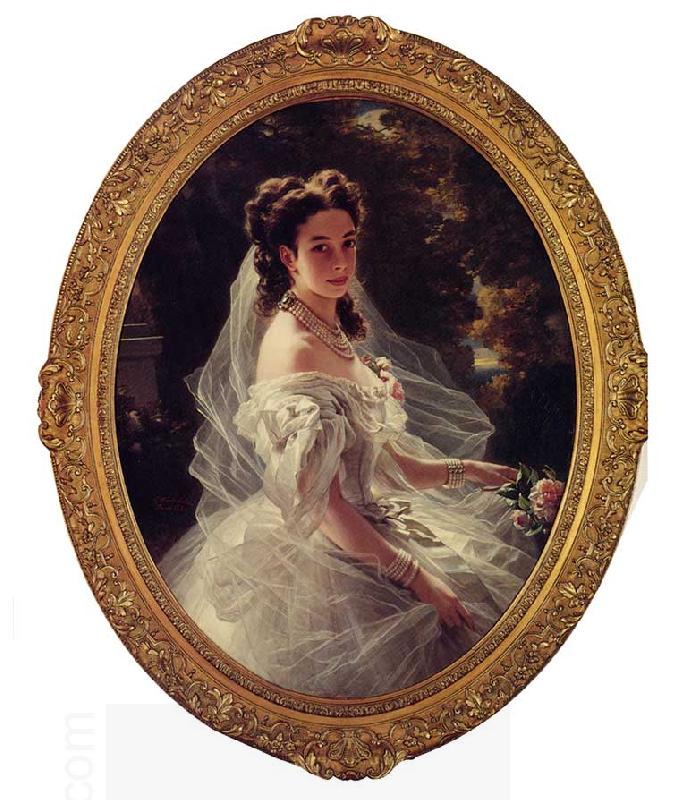 Franz Xaver Winterhalter Pauline Sandor, Princess Metternich China oil painting art